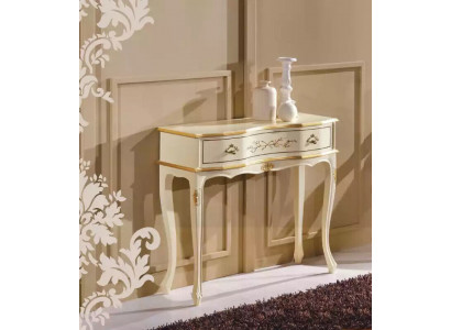Klasyczny Biały Stół konsolowy Side Meble Drewniane Sypialnia Design