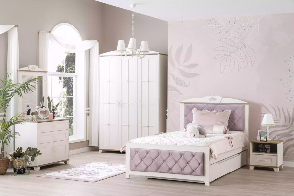 Design Szafa Szafa drewniana Meble Drewno luksusowe Biały 3 drzwi