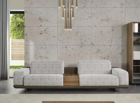 Ustawić czteroosobowy Zestaw sofowy Fotel Materiał Sofa Nowoczesna Sofa Materiałowa