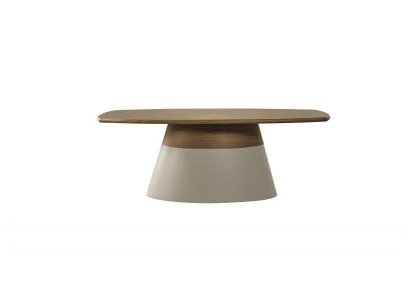 Stół do jadalni Stół obiadowy Tabela dinette jadalnia 208 cm Drewno brązowe