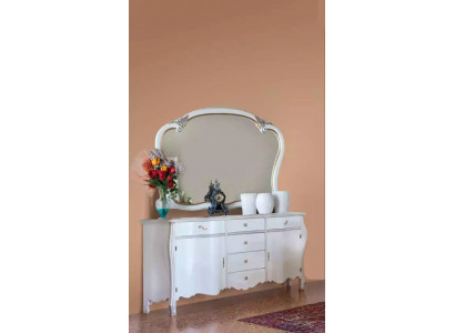 Kredens Lustro Kredens Komoda Drewno Design Meble Stil Kredens