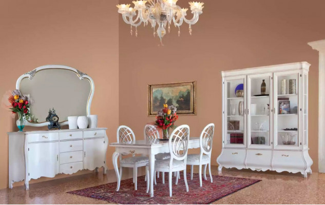 Kredens Lustro Kredens Komoda Drewno Design Meble Stil Kredens