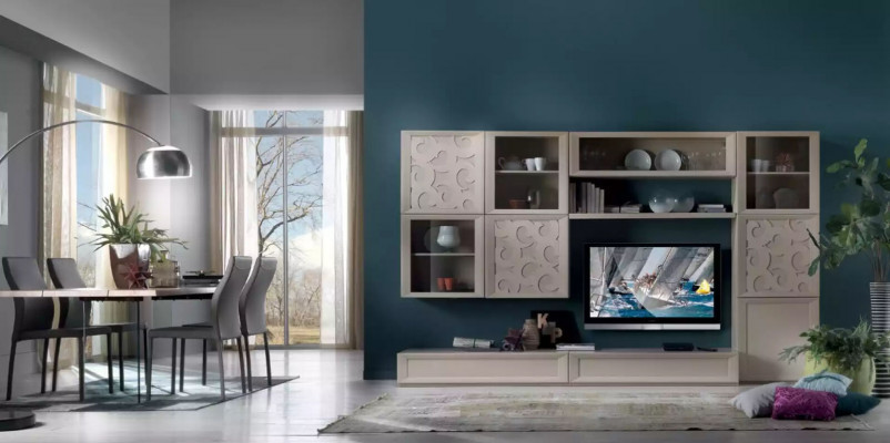 Zestaw do salonu Galota Kredens meblościanki stojak TV design Szafa Nowość