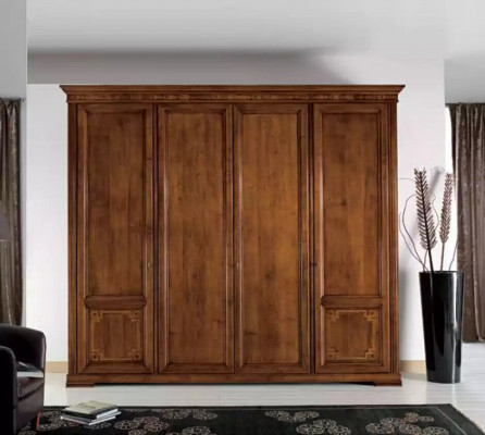 Szafa Szafa Luxury Drewno Design Meble Sypialnia Brązowe Nowość