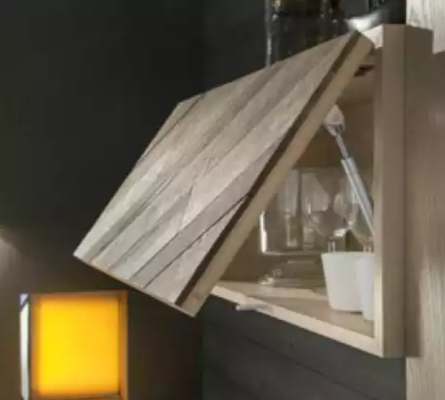 Designerski zestaw do salonu Galota Jednostka Półki Ścienna Półka Szafki 4-szt.