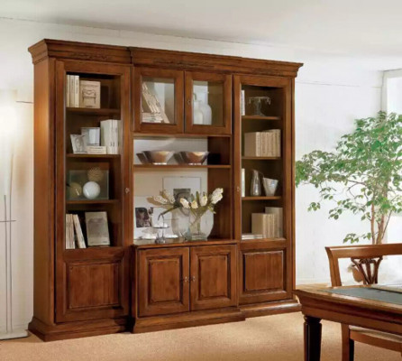 Nadstawka Telewizyjna Szafa Jednostka ścienna Szafka RTV Solidne drewno classic