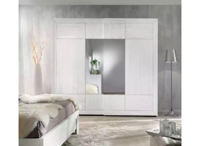 Szafa Biały Szafa Drewno Sypialnia Design Nowoczesne Meble Nowe
