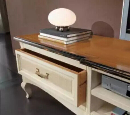 Szafki wiszące RTV salon Drewno Meble półka ścienna zestaw 7 sztuk.