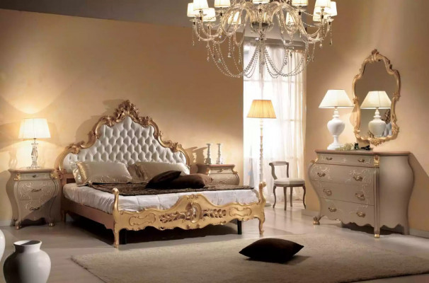 Łóżko Tapicerka Design Luksusowe podwójne łóżka hotelowe Chesterfield 180x200