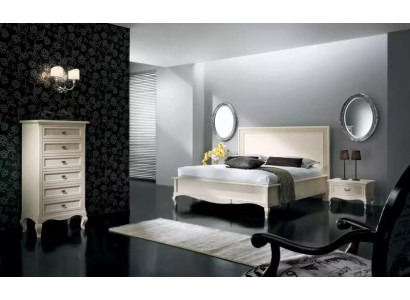 Łóżko 2x Szafki nocne 4 szt. Sypialnia Zestaw Meble Kredens Luxury Nowy
