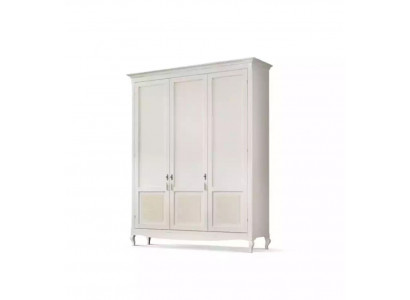 Szafa Sypialnia Drewno Classic Design Meble Białe Szafki