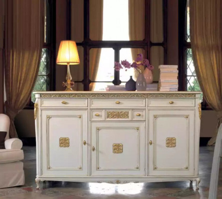 Luxury Living Pokój Drewno Komody Kredens Kredens Szafa Drewno