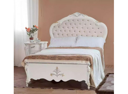 Designerskie łóżko 120x200cm Chesterfield drewniane łóżko do pokoju hotelowego małżeństwo