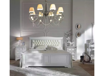 Kompletny Zestaw Sypialnia Łóżko 2x Szafki nocne 3 szt. Designerski luksus