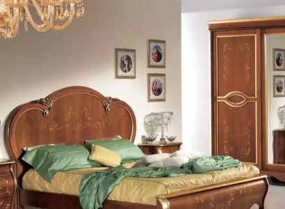 Łóżko Podkładka Classic Podwójne łóżko Drewno Hotel bed Sypialnia Podkładka
