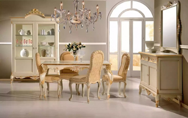 Design Drewno Szafa Gablota Szafki Meble w stylu włoskim Kredens
