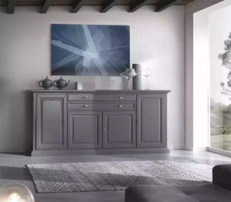 Kredens Szafa Komoda Klasyczna Luksusowa Szafka Salonowa Drewno