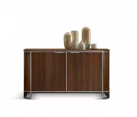 Kredens Designerski Luksusowe Szafki Kredens Brązowy Klasyczny Design Nowość