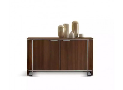 Kredens Designerski Luksusowe Szafki Kredens Brązowy Klasyczny Design Nowość
