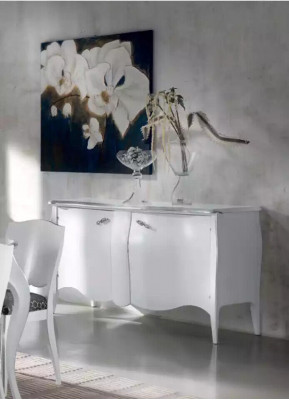 Kredens Szafa Meble szafka drewniana Włochy Kredens Szafa Luxury Nowość