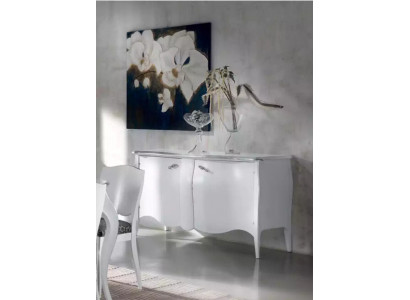 Kredens Szafa Meble szafka drewniana Włochy Kredens Szafa Luxury Nowość