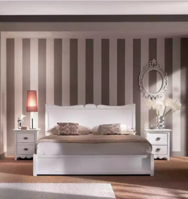 Sypialnia Design Modern Luxury Sypialnia Łóżko 2x Szafki nocne 3 szt