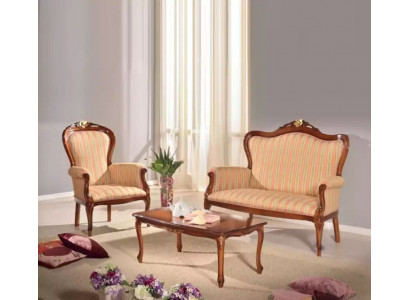 Zestaw sofowy 2 miejsce do siedzenia Set Design Sofa Podkładka Couch Classic Luxury New