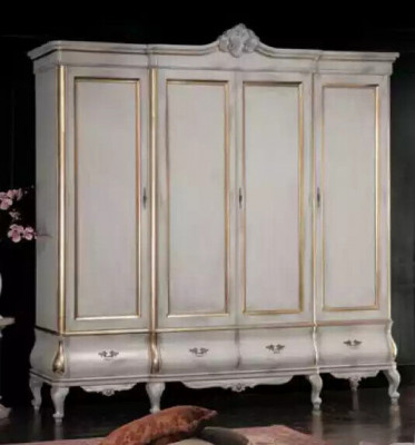 Szafka White Luxury Solidne drewnone Meble Sypialnia Szafki Szafa