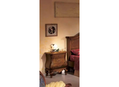 Luksusowa Sypialnia Stolik Luksusowy Stolik nocny w stylu Art Deco Drewno Hotel