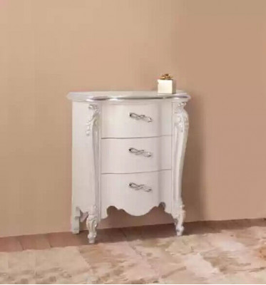 Nowoczesna designerska szafka drewniana Stolik nocny z 3 szufladami Meble Design Nowość