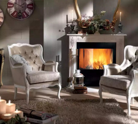 Luxury Fotel Design Podkładka Sofa Kanapa Salon Włókienniczy 1 miejsce siedzące Nowe
