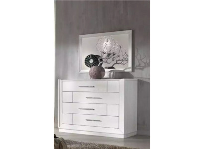 Nowoczesne tablice kredowe 2 sztuki. Zestaw Style Modern Kredens Lustro Italian Meble