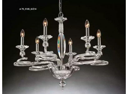 Żyrandol ze szkła kryształowego Żyrandol Lampa wiszący Żyrandol klasyczny