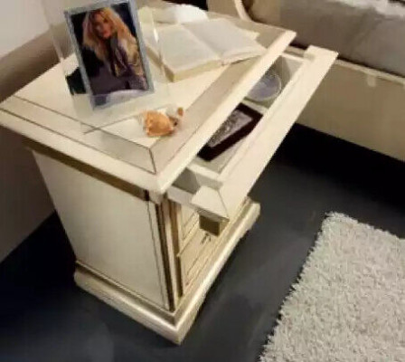 Kompletna Sypialnia Design Nowoczesne Luksusowe Łóżko 2x Szafki nocne Kredens