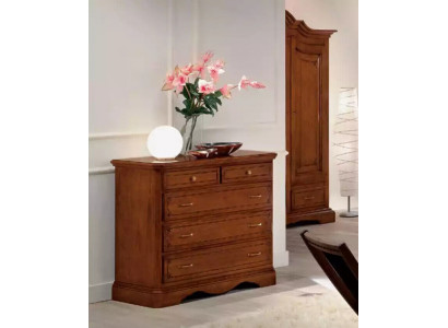 Luksusowa konsola Kredens Classic Sypialnia Drewno Modern Design Brown