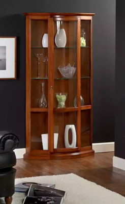 Szafki Drewno Gablota Szkło Szafa Gablota Salon Meble Kredens
