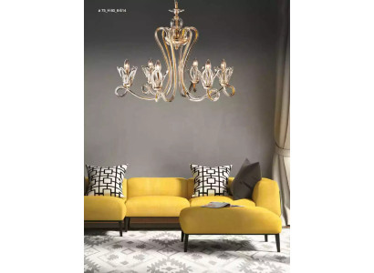 Luksusowa kryształowa lampa wisząca żyrandol Lampa sufitowa