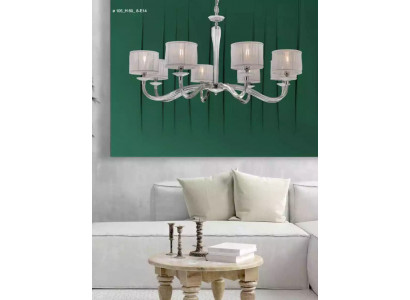 Luksusowy klasyczny żyrandol Lampa sufitowa Biały żyrandol Lampa