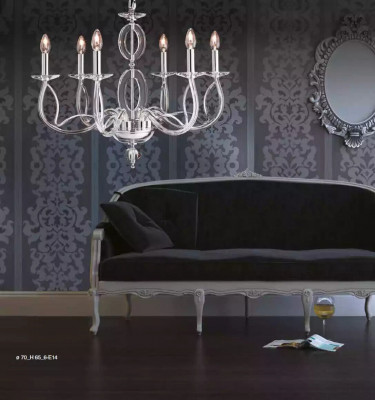 Kryształowy żyrandol wiszący Klasyczny żyrandol Lampa Lampa sufitowa