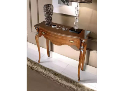 Brown Luxury Stół konsolowy Szuflady Meble Drewniane Sypialnia Design Nowość