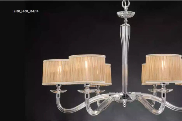 Luksusowa lampa wisząca żyrandol sufitowy beżowa Lampa sufitowa nowoczesna nowość