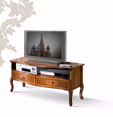 Telewizor Klasyczny Szafa Salon Meble stojak TV Drewno Design Nowość