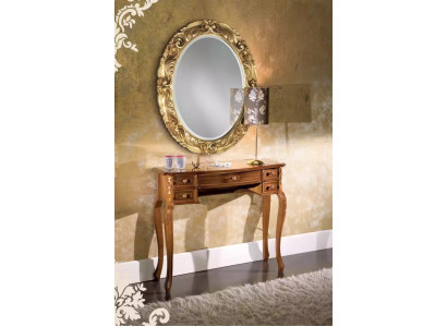 Klasyczny Stół konsolowy Designer Brown Drewno Toaletka New Meble
