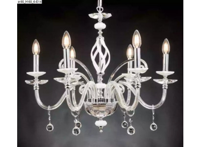 Luksusowy żyrandol sufitowy Biały żyrandol Lampa sufitowa żyrandol kryształ Lampa