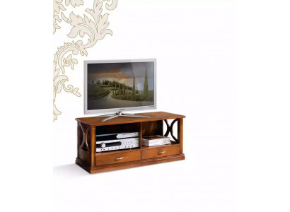 Stojak TV 2x Szuflady Luksusowe Designerskie Meble Salon Zgłoszenie Szafa