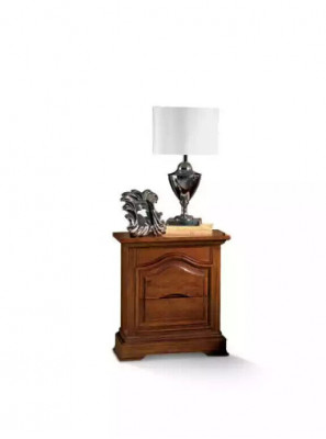 Stolik nocny Design Meble Szafki nocne Drewno Sypialnia Stolik Nowość