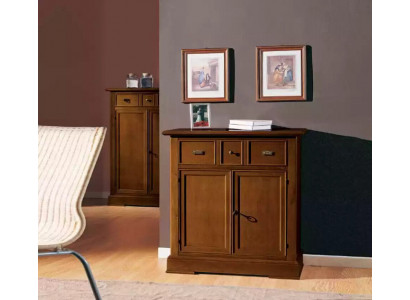 Kredens Szafa Brązowy Komody Design Szafki Drewno Nowy