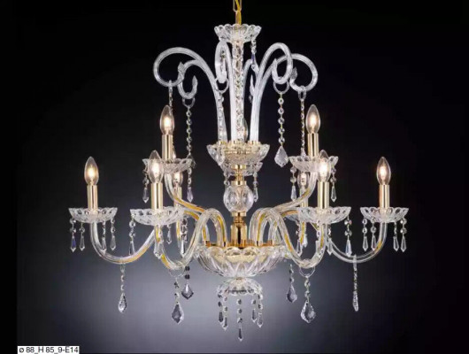 żyrandol lampa wisząca Lampy Oświetlenie żyrandol złota Lampa