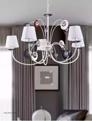 Luksusowe 4x Lampy żyrandol Lampa sufitowa Art Deco Biały Nowość