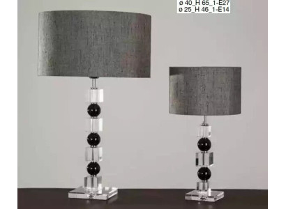 Klasyczna lampka nocna szara lampa stołowa luksusowa lampa stołowa Lampa
